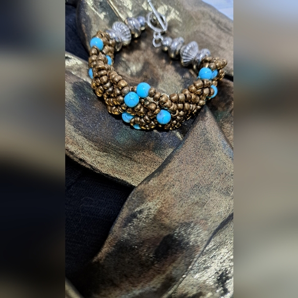 Twilly scarf/bracelet bag charm set - Picture 7 of 8